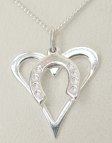 Hoofprints In My Heart Necklace