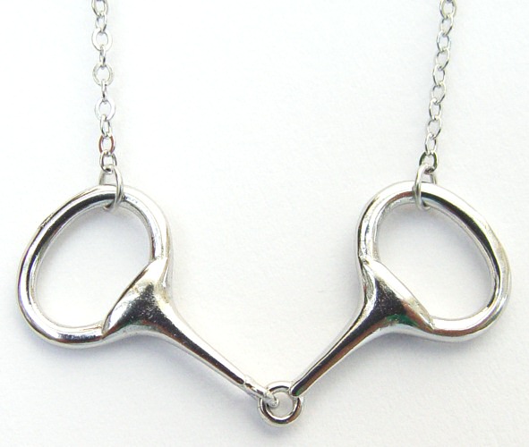 Horse Necklaces | Horseshoe Necklace | Sterling Silver and Silver 