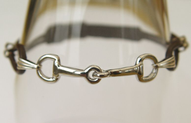 Brown Snaffle Bit Bracelet