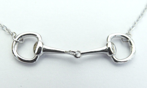 Snaffle Bit Silver Bracelet